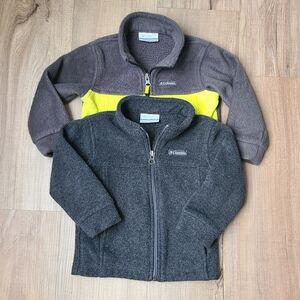 Lot of Two Columbia Fleece Jackets Boy's Size 2T